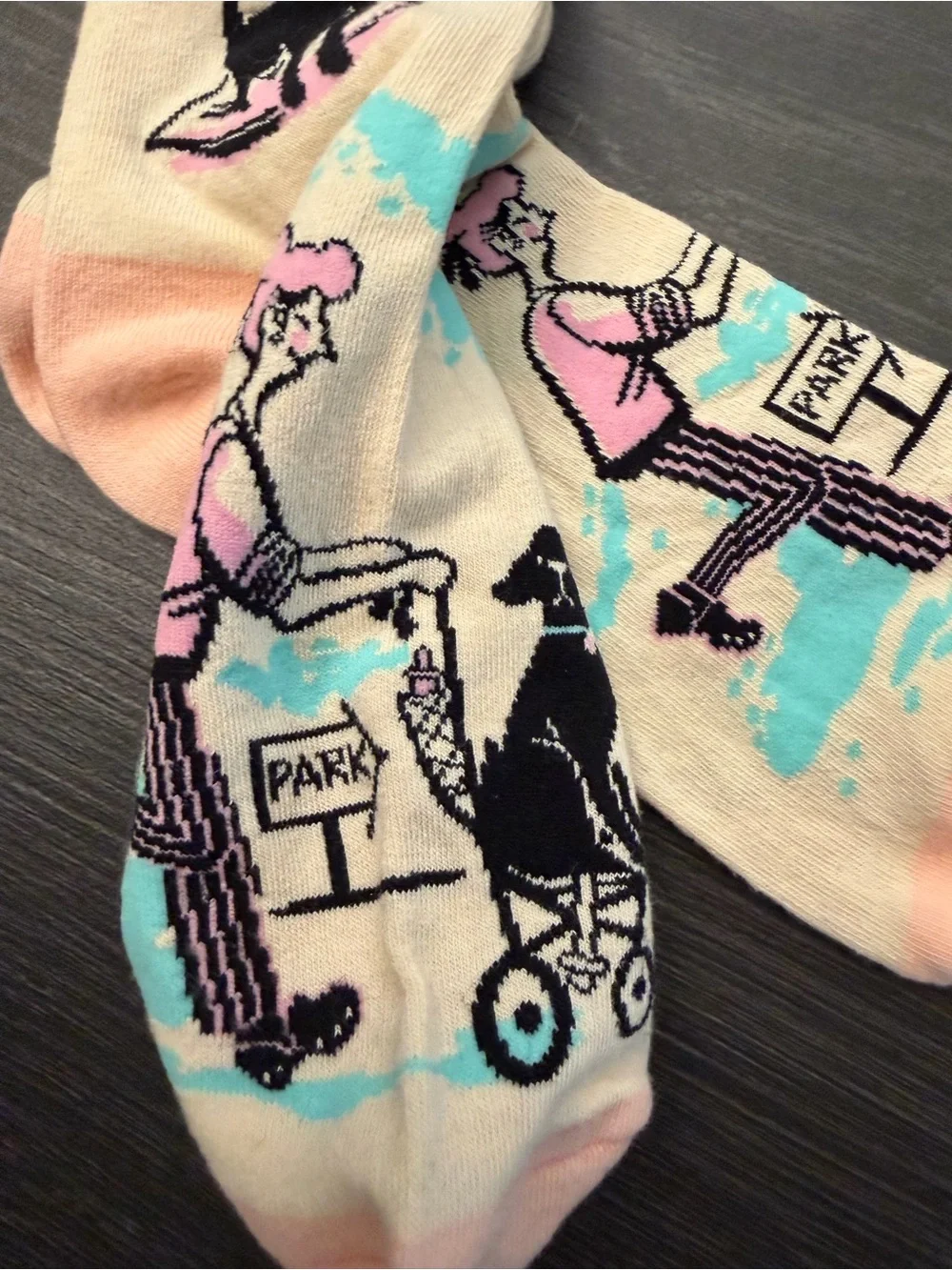 Primitives by Kathy I Just Want to be a Stay at Home Dog Mom Socks